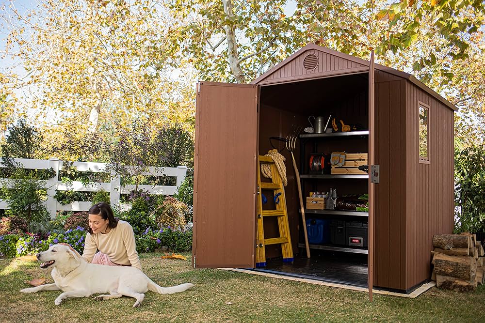 Amazon.co.jp: ケター ダーウィン 6×6 物置 屋外 収納庫 大型